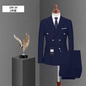 Trajes elegantes cruzados de 6 botones